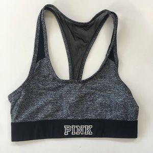 VS Pink Medium Impact Racerback Sports Bra